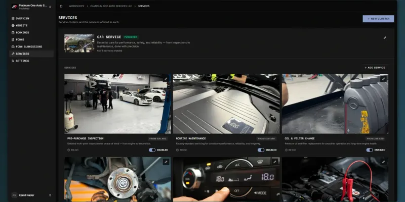 Workshop Marketing Hub preview